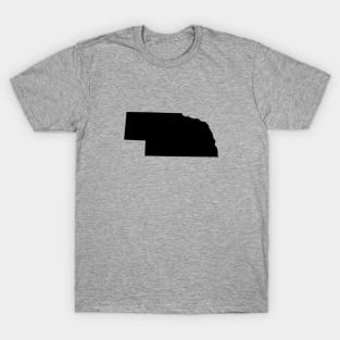 Nebraska Black T-Shirt